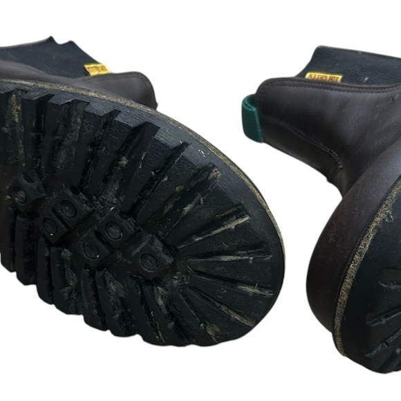 JIM GREEN STOCKMAN LEATHER SLIP ON BOOTS BROWN MENS SIZE 11 US / 10 UK READ - Picture 8 of 9